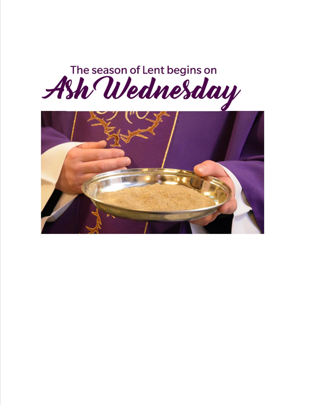 Ash Wednesday